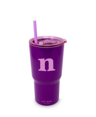 Стакан Kate Spade New York Just Mine Initial Stainless Steel 20 oz., N