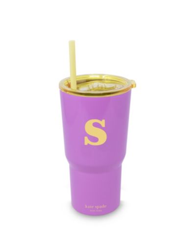 Термокружка Kate Spade New York Just Mine Initial Stainless Steel 20 oz., S