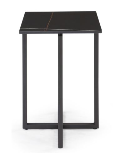 Emila 14" Square Sintered Stone Mix and Match Martini Table