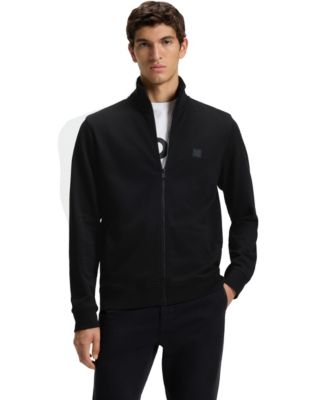 Мужская куртка BOSS by Hugo Boss Cotton-Jersey Logo Badge