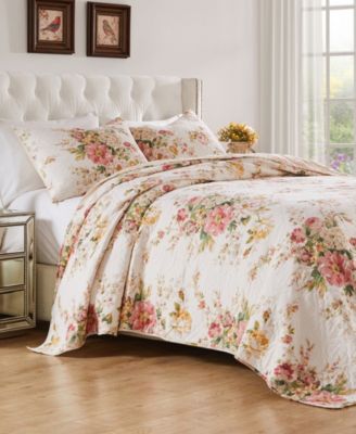 Greenland Home Fashions Grace Shabby Chic 3-Pc. Quilt Set, Full/Queen