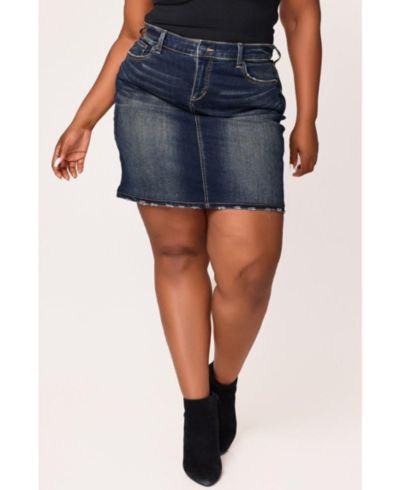 SLINK Jeans джинсовая юбка Plus Size
