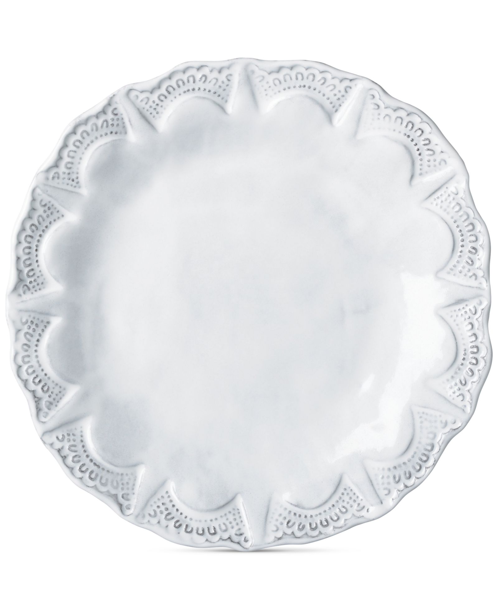 Vietri Incanto Stone Lace Salad Plate