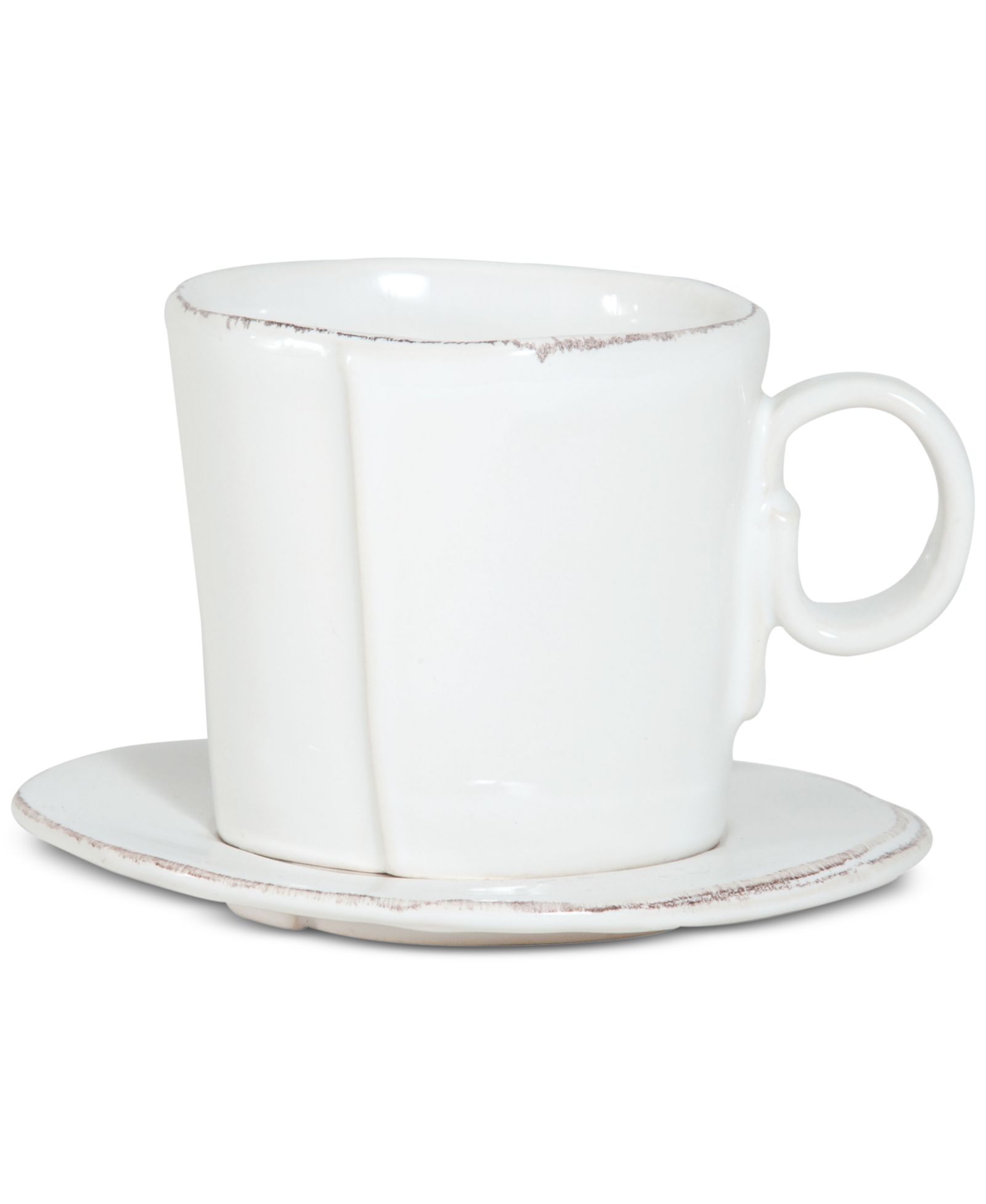 VIETRI Lastra Collection Espresso Cup & Saucer