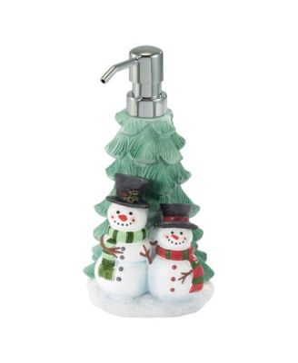 Диспенсер для мыла или лосьона Avanti Winter Snowman из смолы