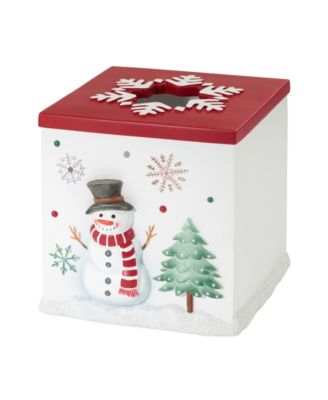Коробка для салфеток Avanti Winter Snowman Resin