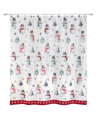 Avanti штора для душа Winter Snowman 72" x 72"