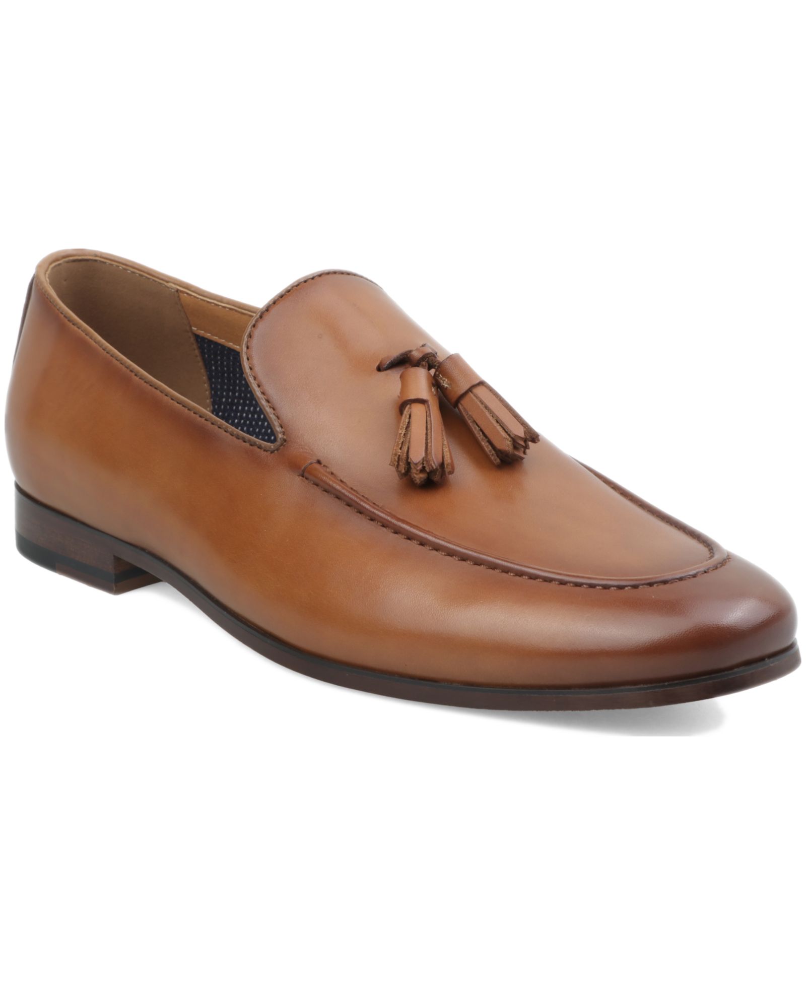 Bar III Men's Genuine Leather Tassel Loafers