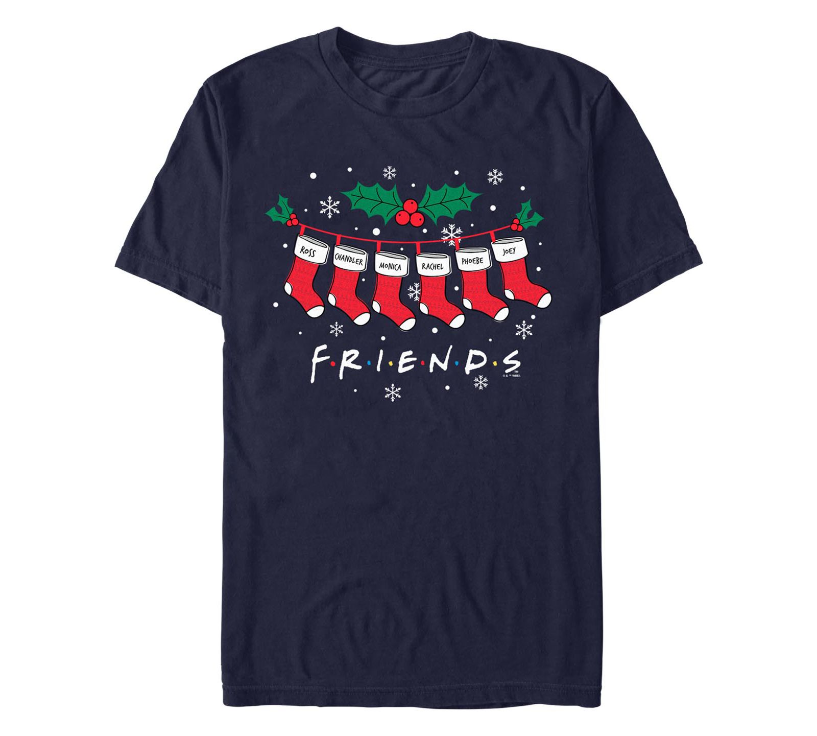 Fifth Sun Men's Holiday Friends Short Sleeve T-Shirt