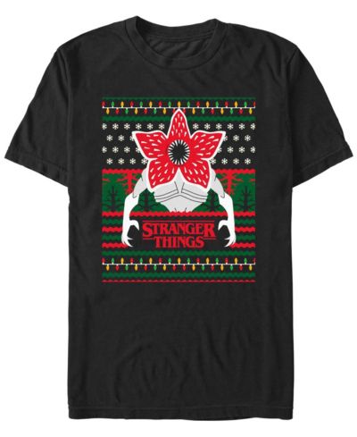 Мужская футболка Fifth Sun Demogorgon Ugly Christmas с коротким рукавом