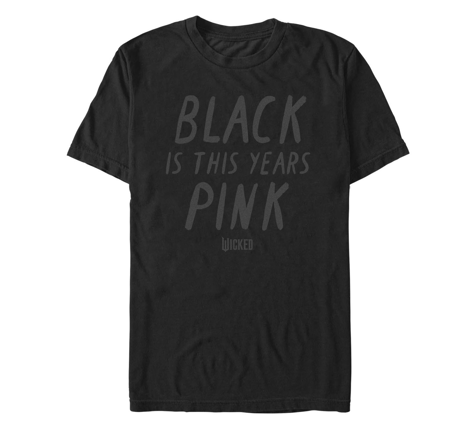 Fifth Sun Men's Black is Pink Short Sleeve T-Shirt
