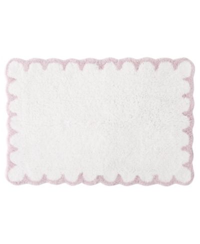 Peri Home Scallop Cotton Bath Rug, 30" x 20"