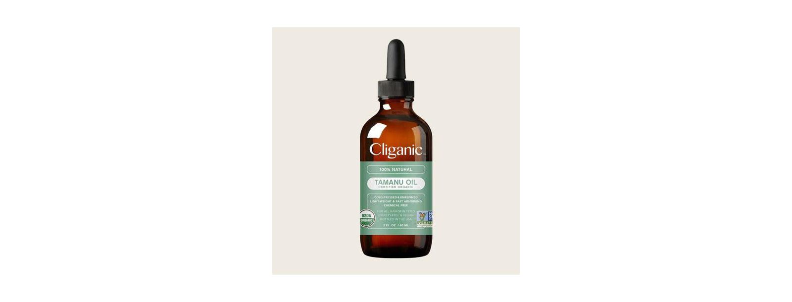 Cliganic Organic Tamanu Oil масло танака, 2oz