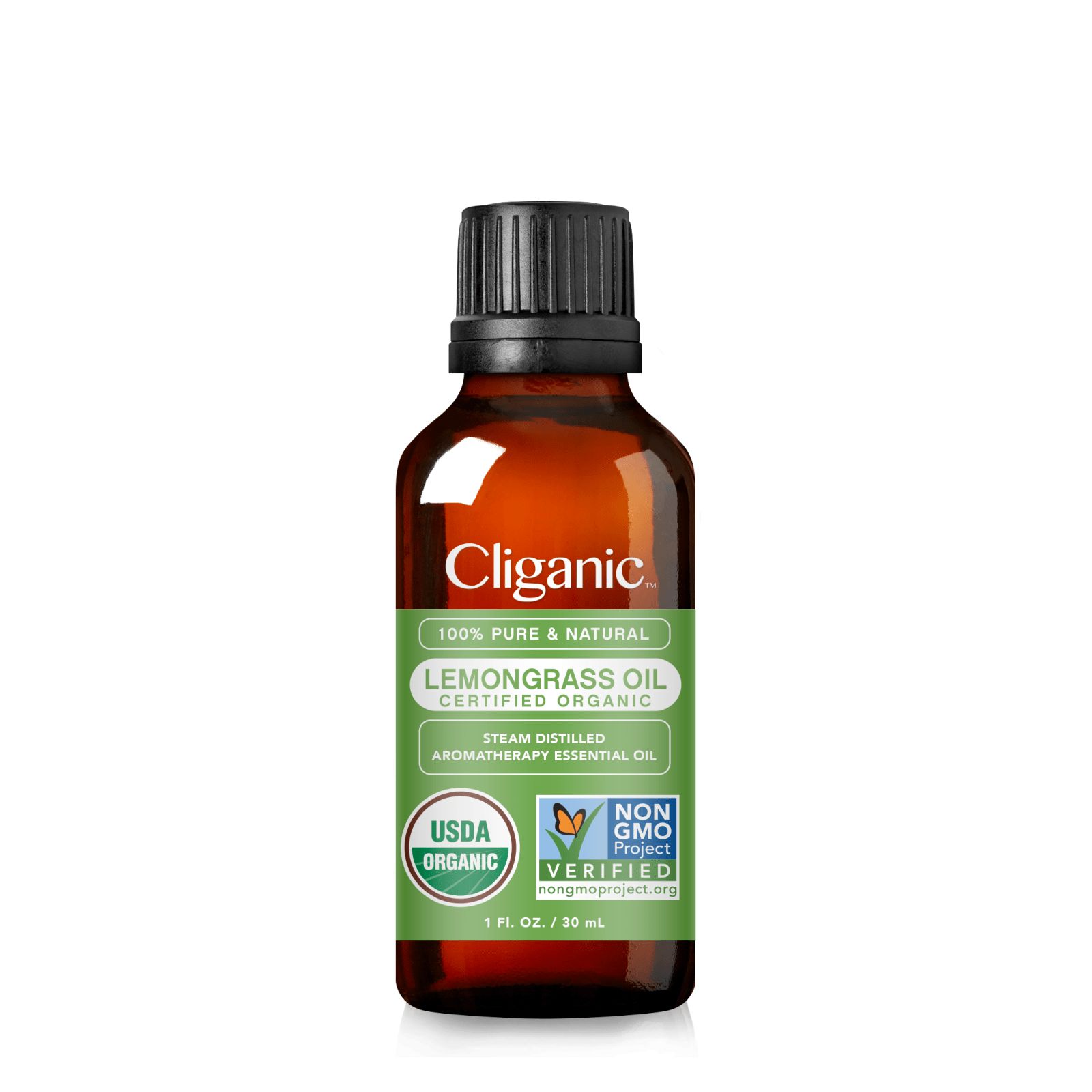 Organic Lemongrass Essential Oil - 1 oz