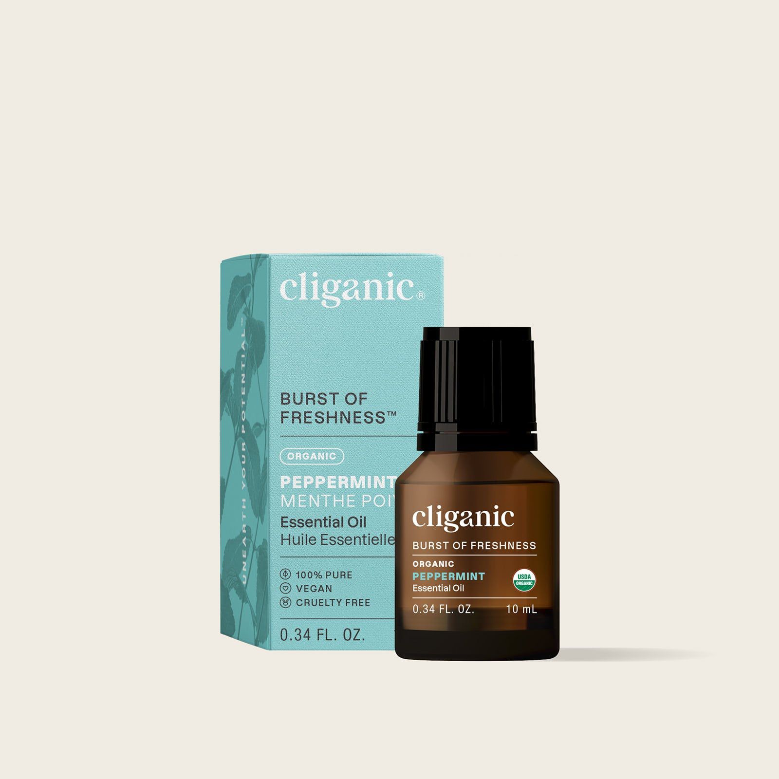 Organic Peppermint Essential Oil - 10 ml