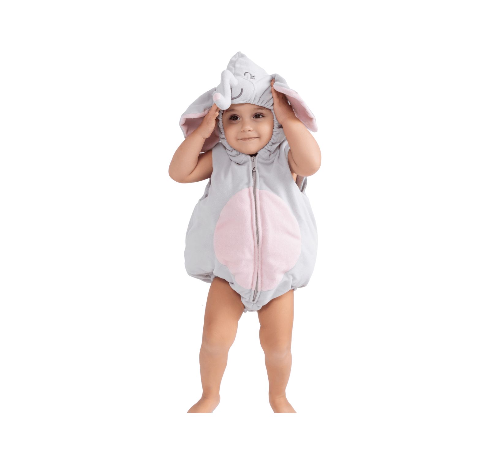 Dress Up America детский комбинезон-костюм Elephant Hooded Romper для мальчиков и девочек