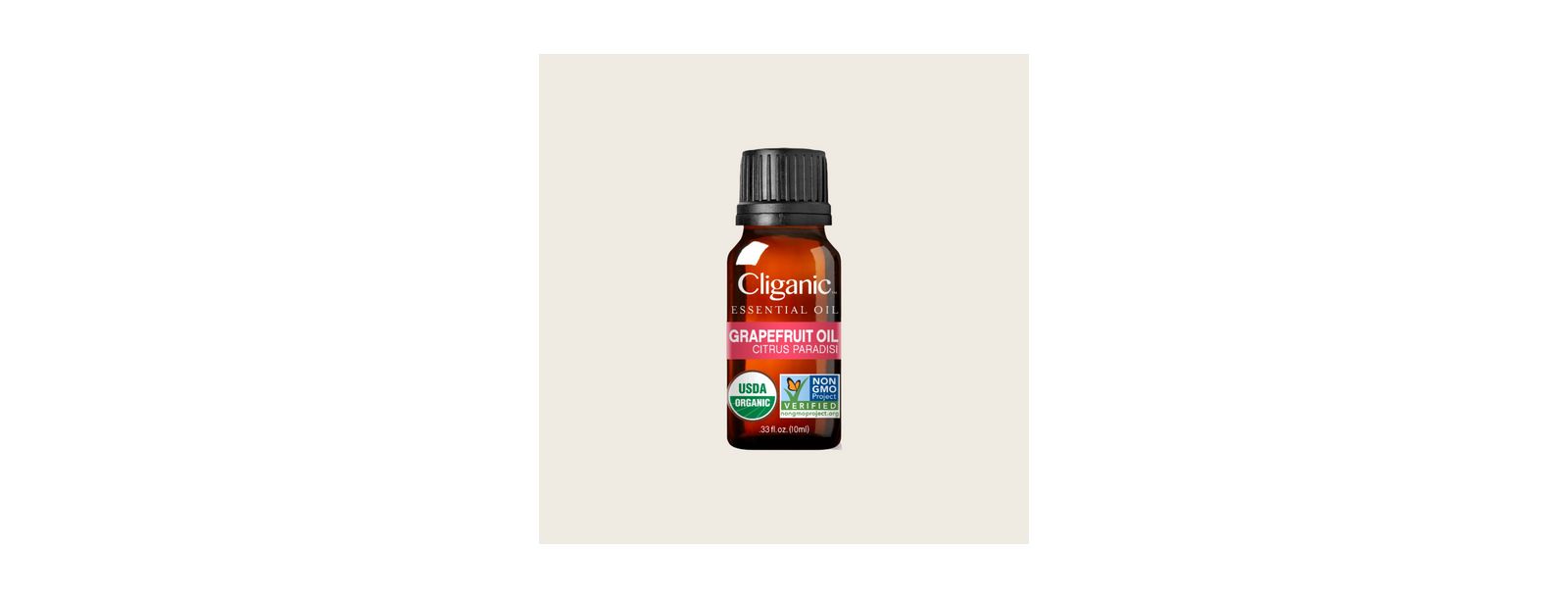 Cliganic Organic Pink Grapefruit Essential Oil - 10ml