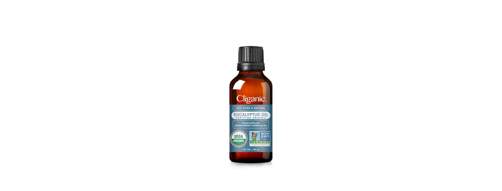 Cliganic органическое эфирное масло эвкалипта - 1oz