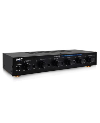6-канальный стереоселектор динамиков Pyle High Power, многоканальный усилитель с регулятором громкости