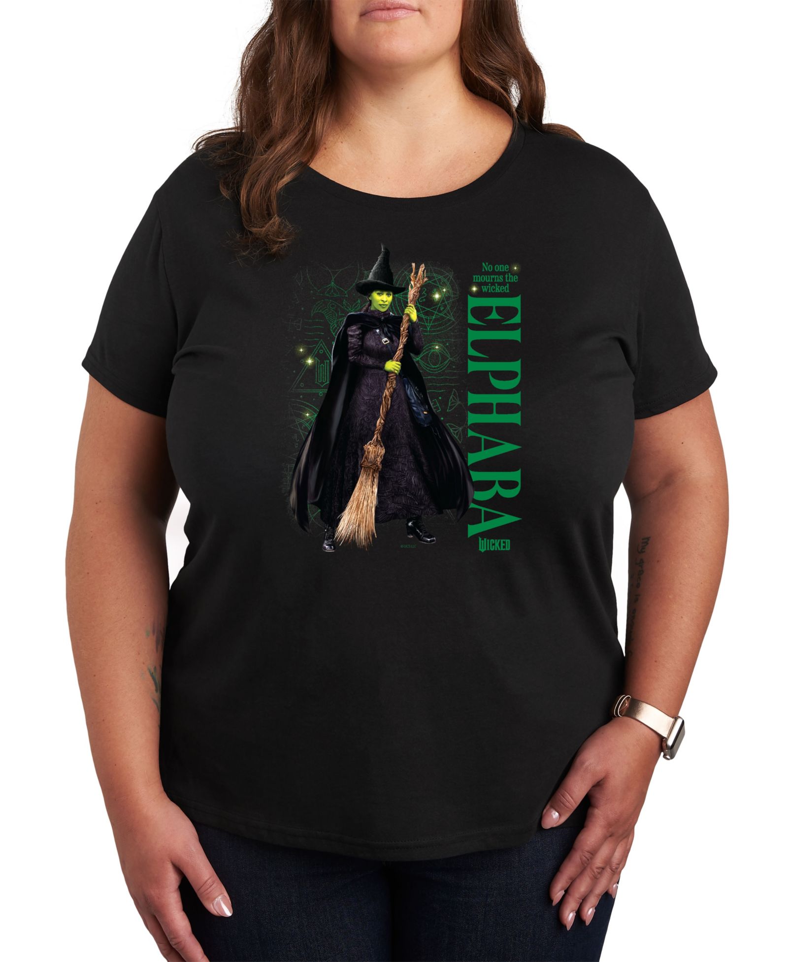 Футболка Hybrid Apparel Plus Size Wicked Elphaba Graphic Tee