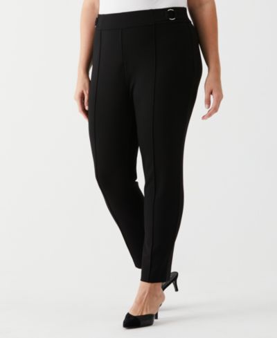 Брюки Rafaella Plus Size Slim Leg с фурнитурой
