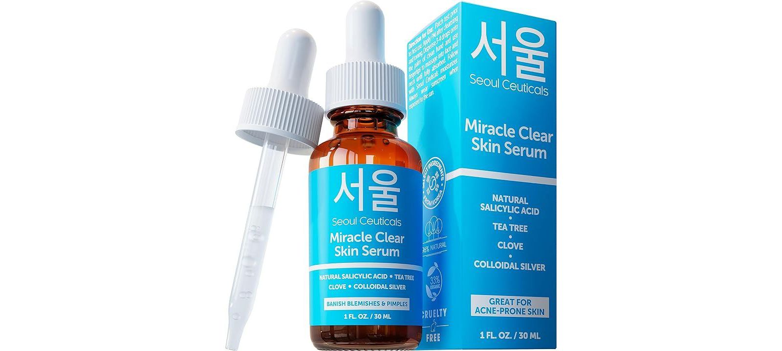 Сыворотка для ухода за кожей Korean Skin Care Miracle Clear Acne K Beauty