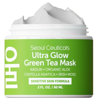 Маска для лица Seoul Ceuticals Green Tea Face Mask K Beauty Skincare