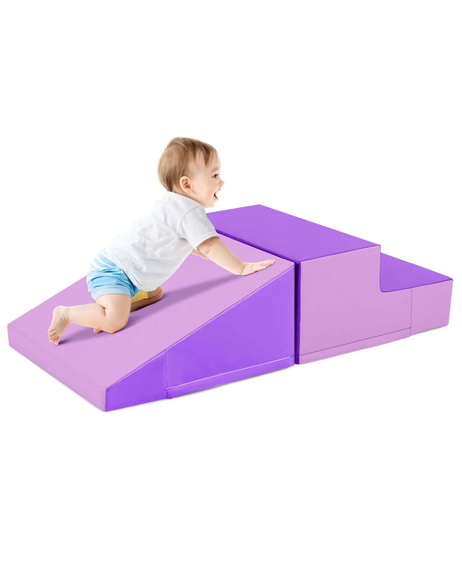 Игровой комплекс Step and Slide для младенцев и малышей, пенопластовая конструкция