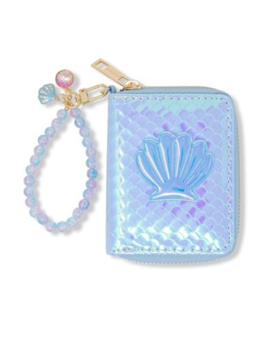 Tiny Treats + Zomi Gems Женский кошелек Mermaid с блестящими ракушками, синий