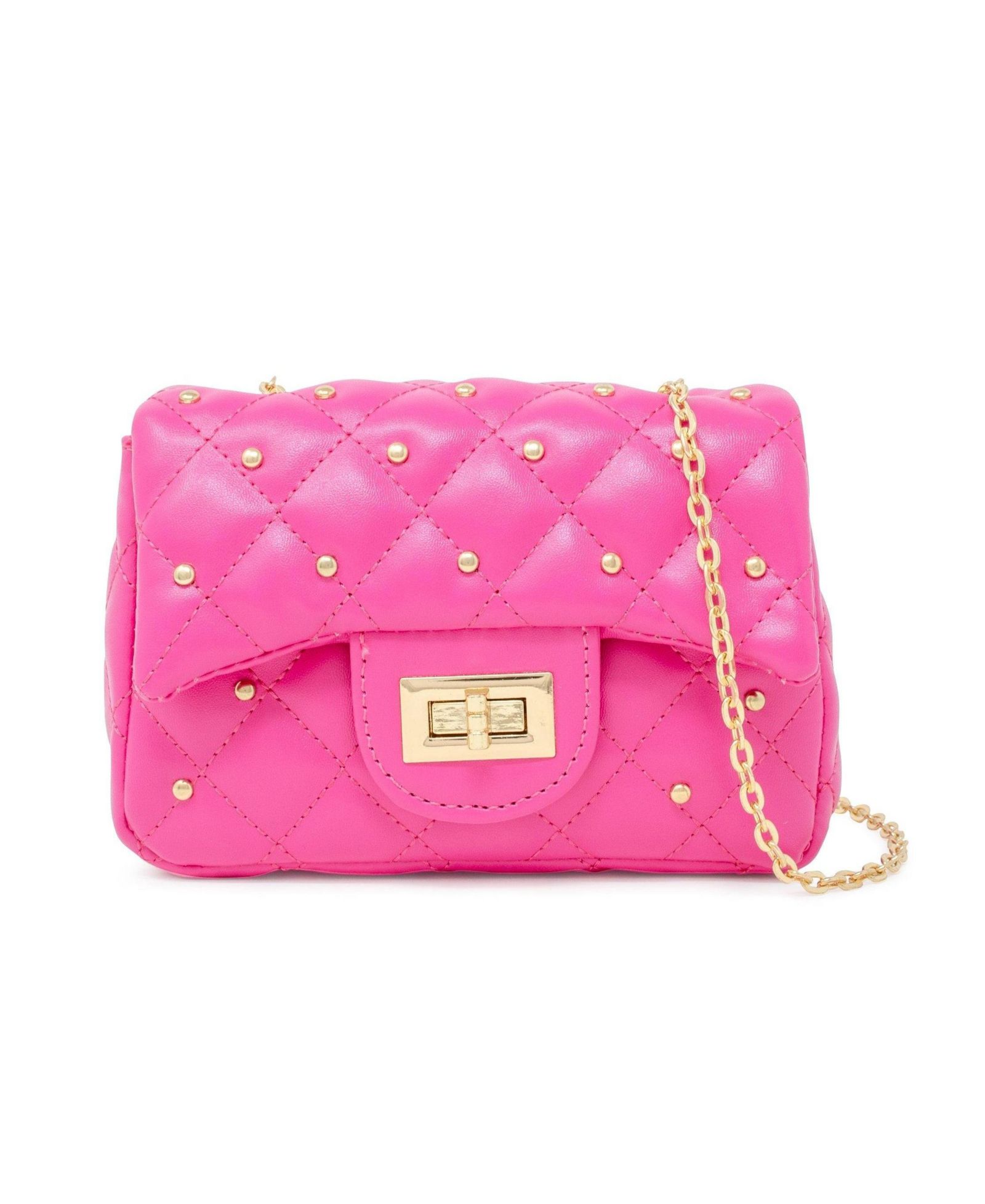 Tiny Treats + Zomi Gems Детская стеганая сумка через плечо, Hot Pink