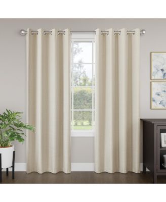 Шторы Awesome Home Brushed Serengeti Stria 100% Blackout Grommet Pair (2 panels)