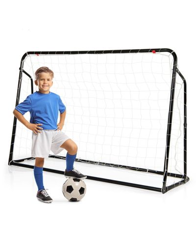 2-in-1 Kids Soccer Rebounder and Goal with Adjustable Height