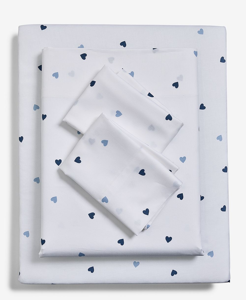 Arch Studio Printed Cotton Sateen 4-Pc. Sheet Set, Queen, Exclusively for Macy's