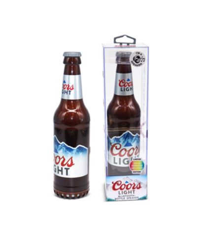 Беспроводная Bluetooth-колонка Miller Lite в форме стеклянной бутылки с акриловым корпусом и LED-подсветкой