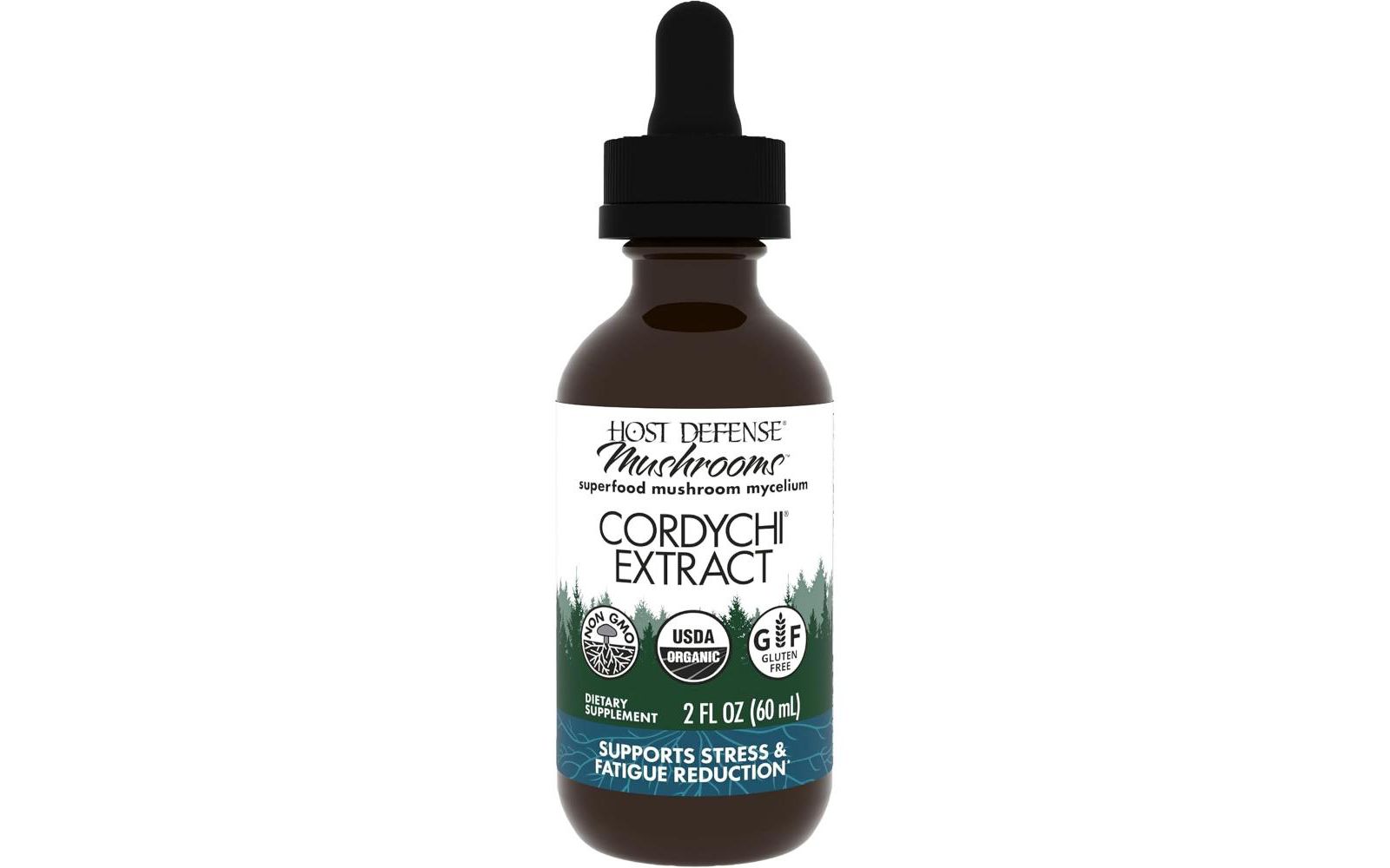Добавка Host Defense CordyChi Extract Energy and Immune Support