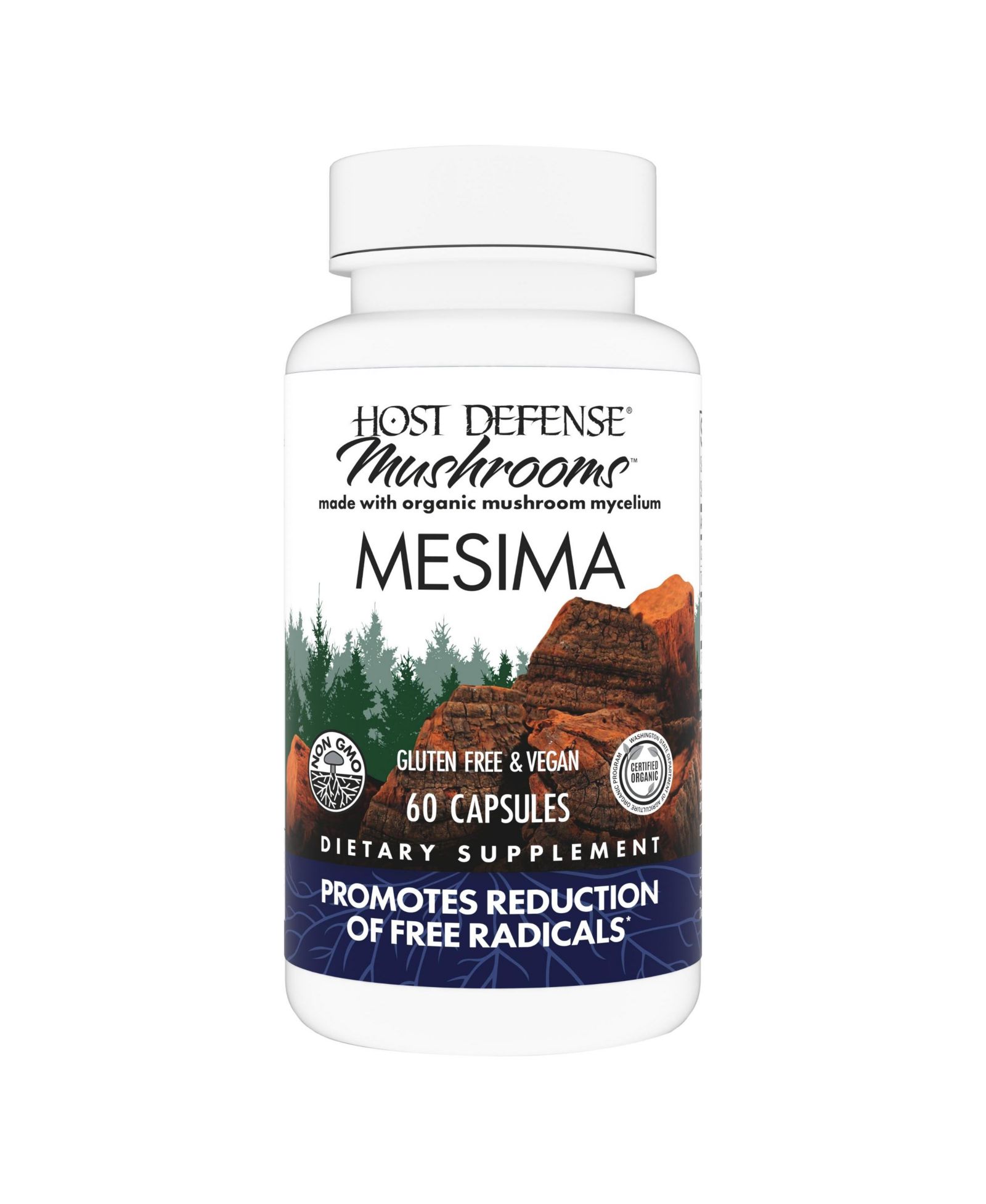 Host Defense Mesima капсулы — добавка для иммунитета 60 шт.