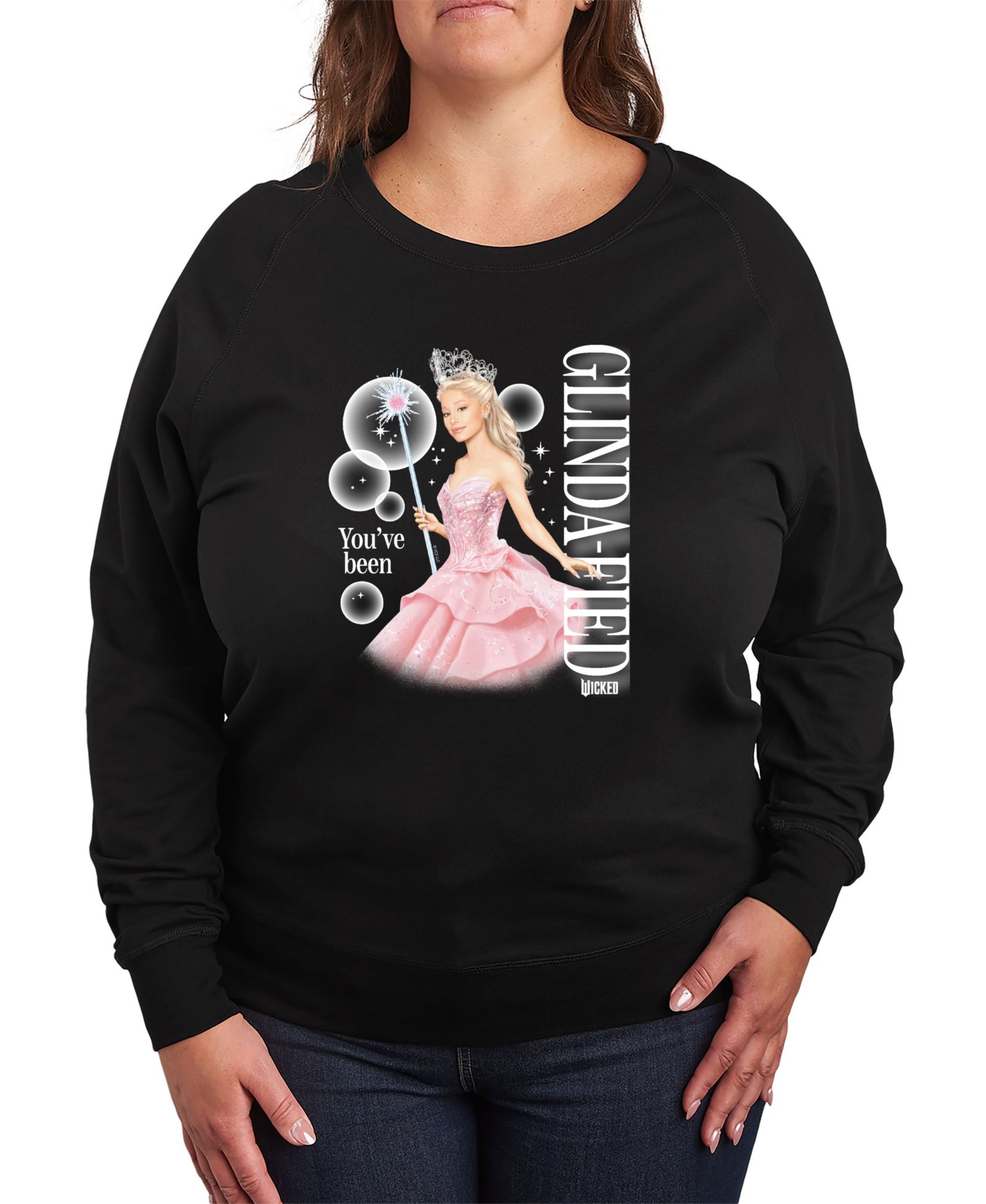 Пуловер T-shirt Hybrid Apparel Plus Size Wicked Glinda Graphic
