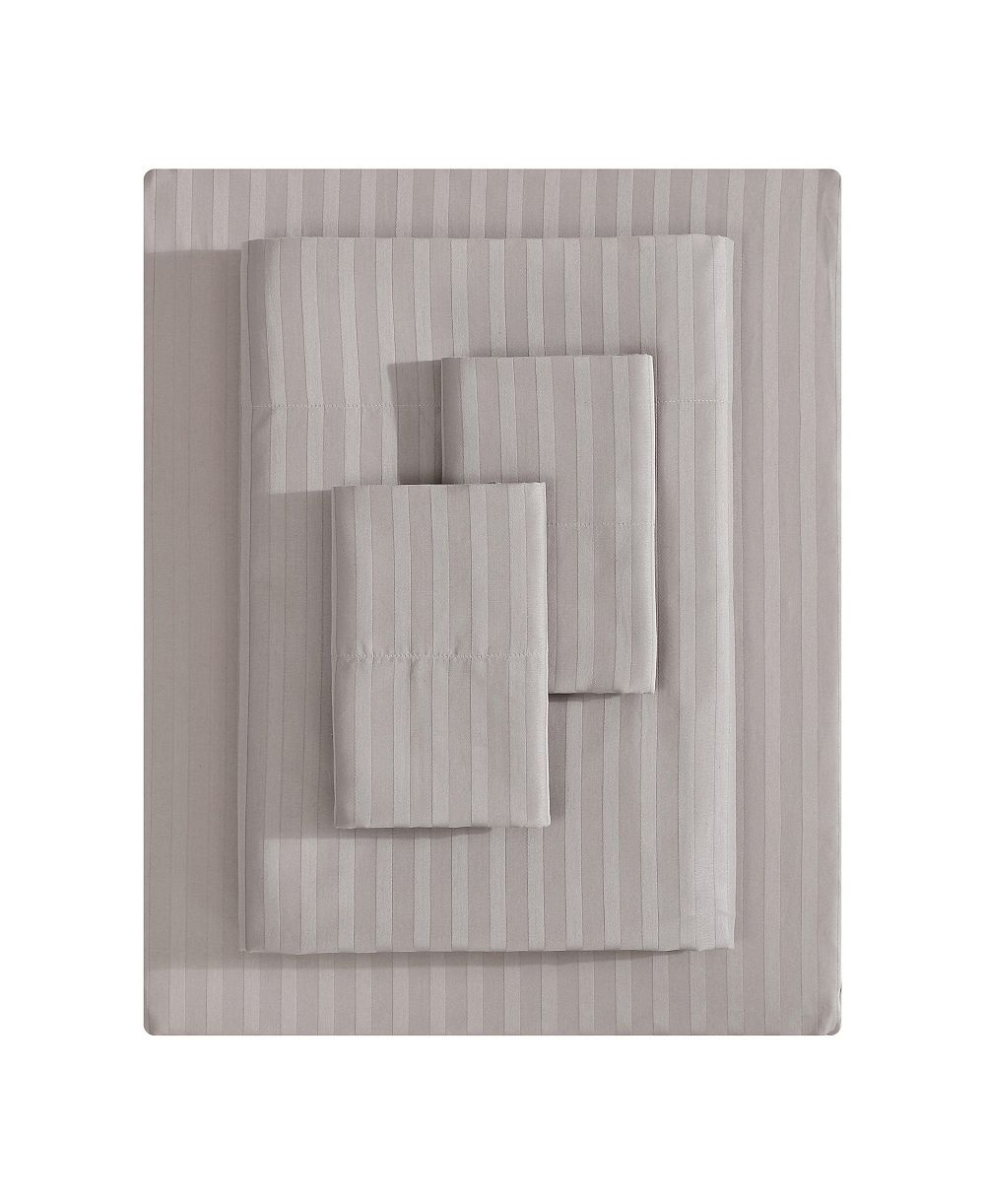 Vera Wang Dobby Stripe 290-Thread Count Cotton 4-Pc. Sheet Set, Queen
