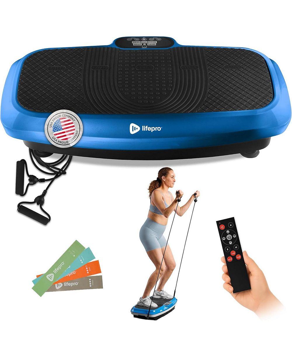 Lifepro Vibration Plate Machine with Magnetic Acupoints – Whole Body Vibration Plate for Exercise, Recovery, Circulation & Muscle Toning