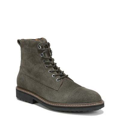 Dark khaki suede