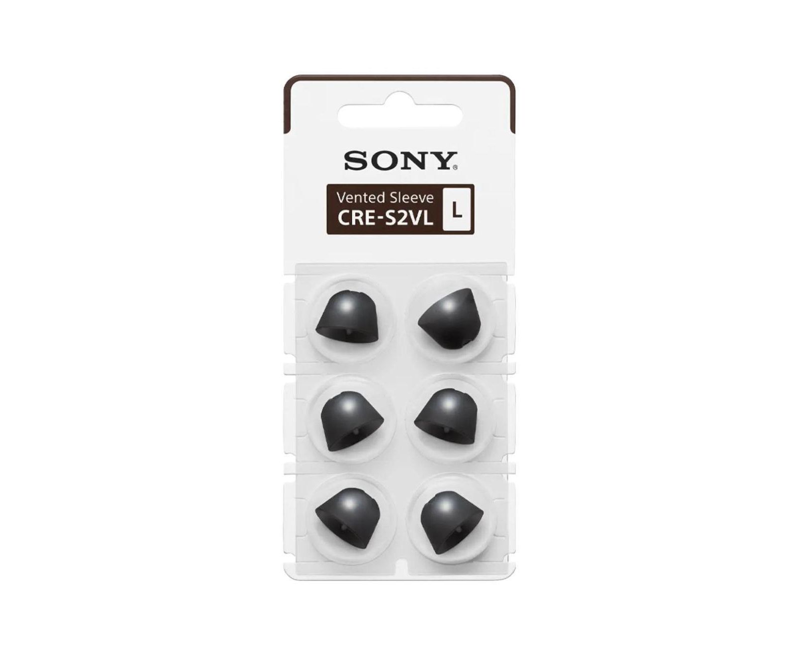 Sony CRE S2VL Vented Large 3 Pair Sleeve for C20 OTC Hearing Aid