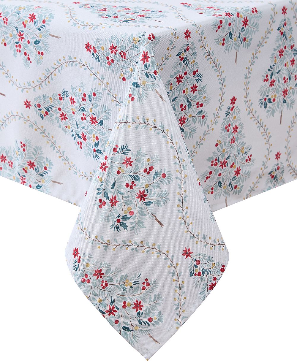 Laura Ashley Easy Care Holiday Tablecloth, 60" x 84"