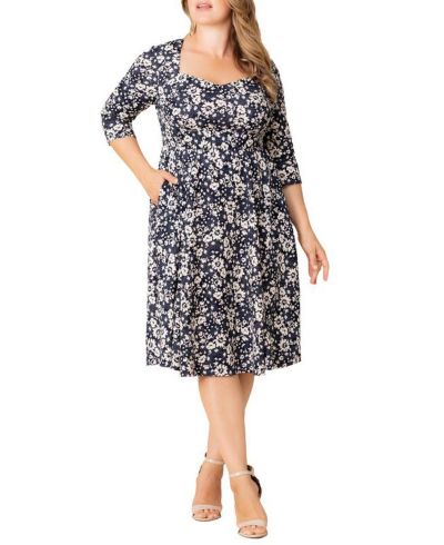 Aegean blue florals