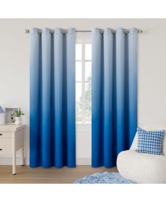 Шторы Awesome Home Blackout Grommet Taylor Ombre, пара