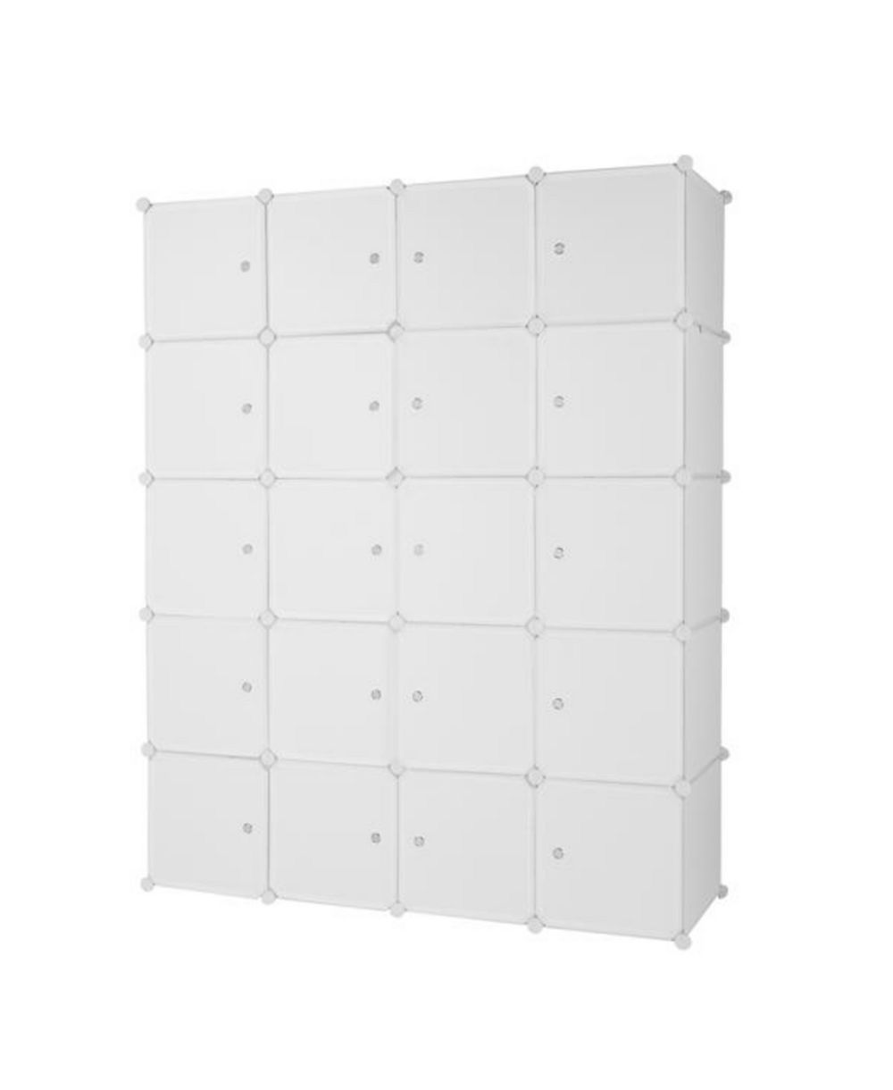 Стеллаж-органайзер Slickblue 20-Cube Stackable Plastic Modular