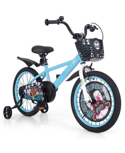 HONGGE 18 Inch Kids Bike with Adjustable Handlebar and Saddle