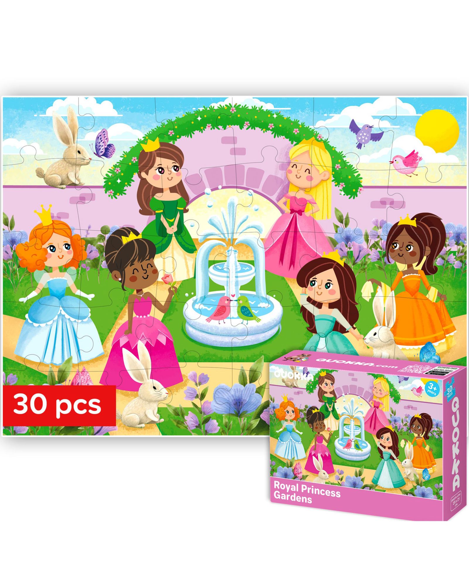 QUOKKA 30 Pieces Puzzles для детей 3-5 лет - Educational Toys