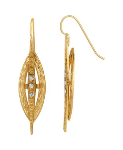 Серьги 2028 Crystal Art Deco с подвесками