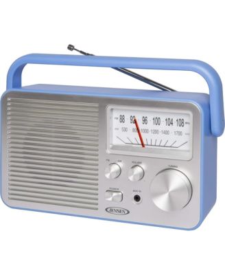 JENSEN MR-750BL Blue Portable AM/FM Radio