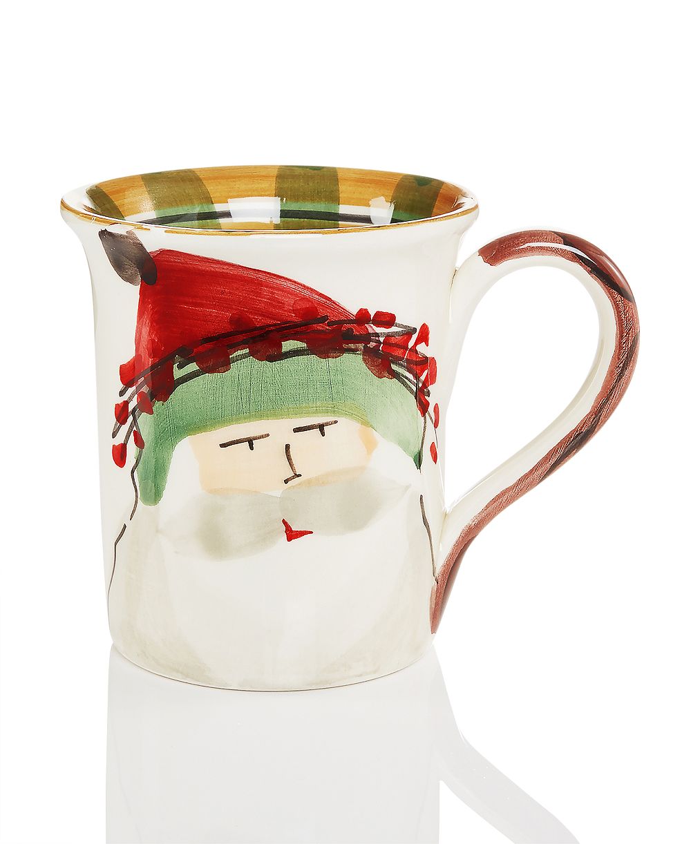 Кружка Vietri Old St. Nick Green Hat